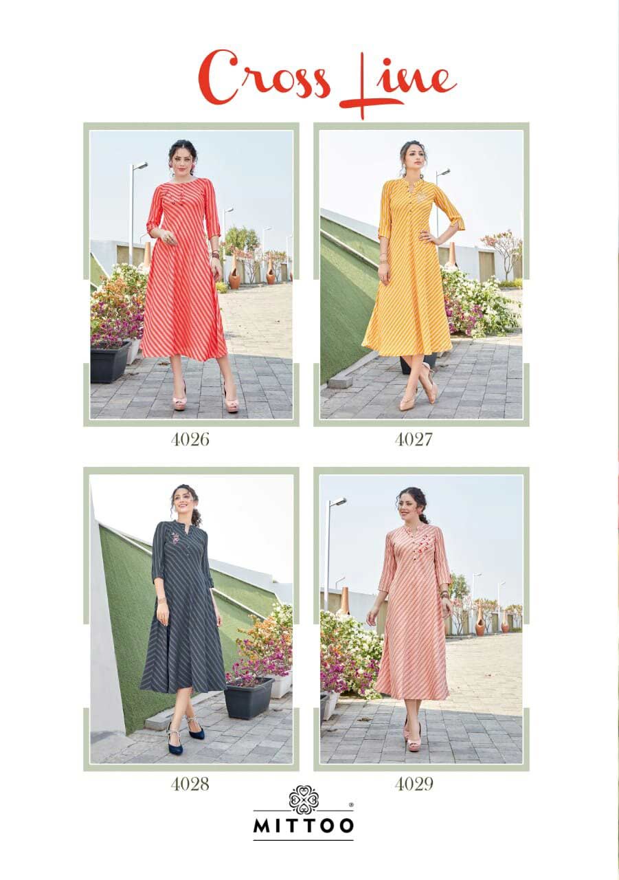Cross Line Rayon Formal Kurtis Wholesale Catalog Cross Line Rayon Formal Kurtis Wholesale Catalog